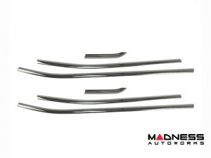 Jeep Renegade Door Trim - Side Window Molding Kit - Dark Chrome Jeep Renegade Door Trim - Side Window Molding Kit - Dark Chrome